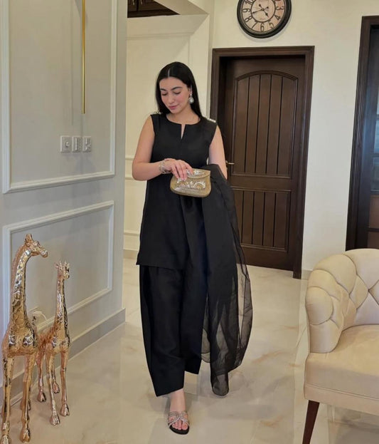 Black Farshi Co-Ords set