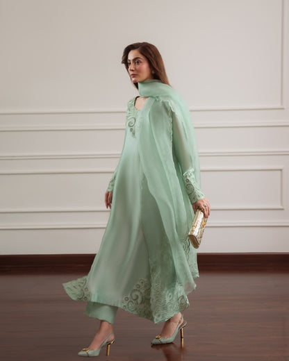 Pastel Mint Elegance Ensemble